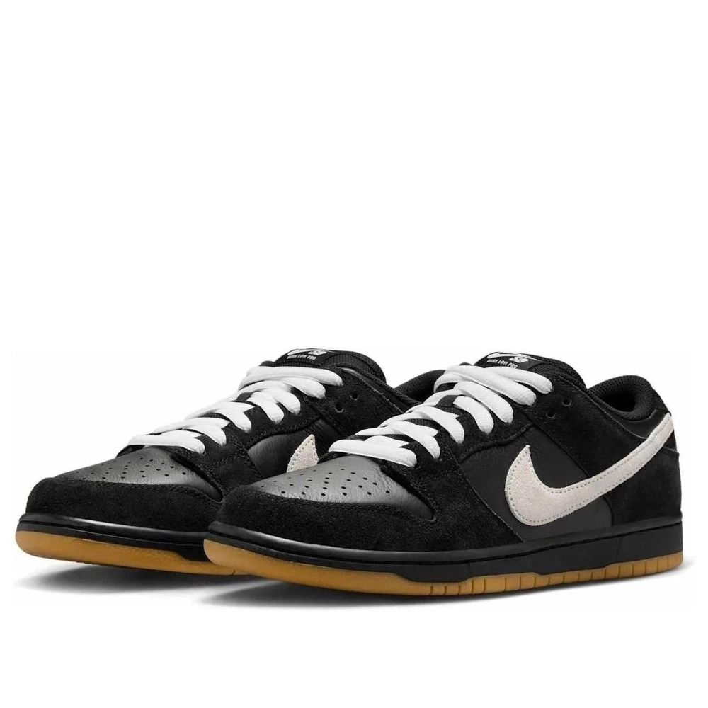 Nike Dunk Low Pro SB Black White Gum Shoes HF3704-003 Mens Size 9.5 NEW